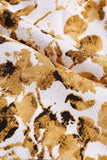 Abstract Print Mini Dress