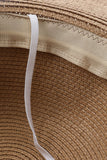 Fringe Brim Straw Hat