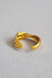 Gold-plated Cuff Ring