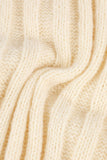 Hooded Cable Knit Sweater And Mini Skirt Set