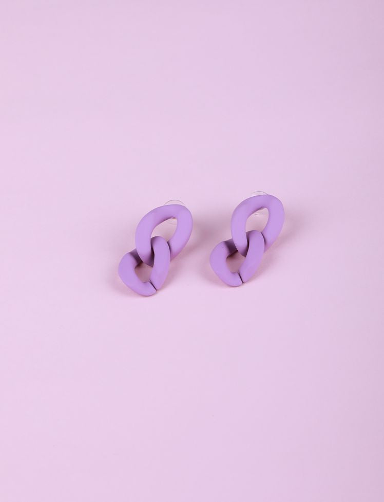 Purple Earrings