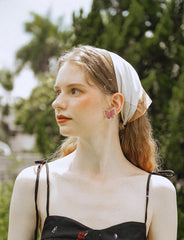 Purple Cute Butterfly Earrings