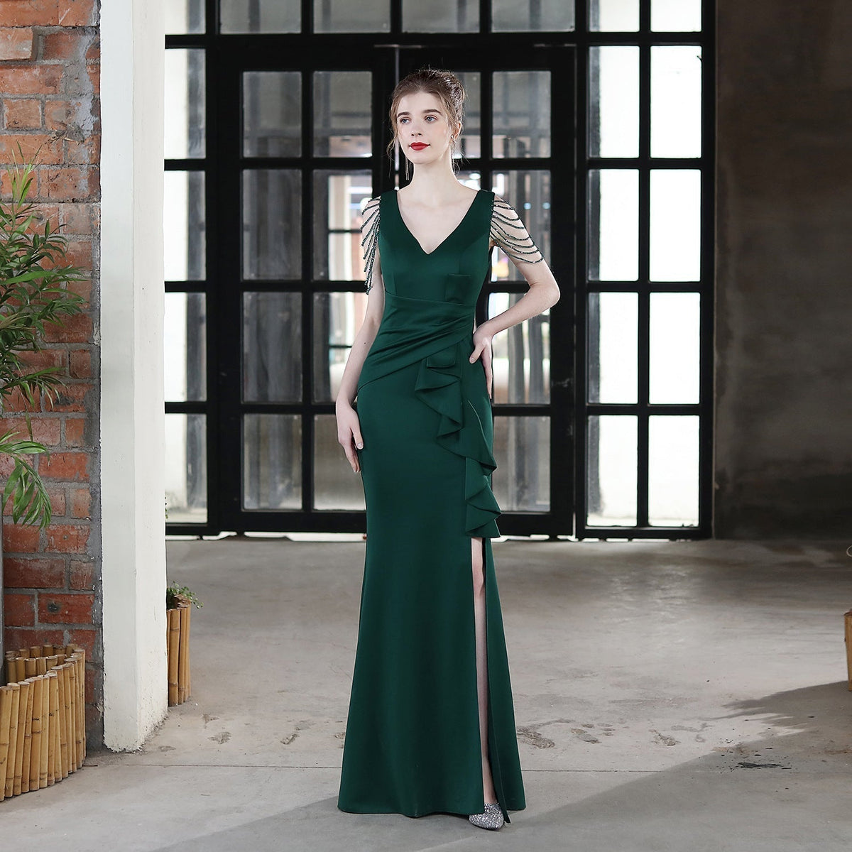 Ava Cowl Neck Formal Dresses
