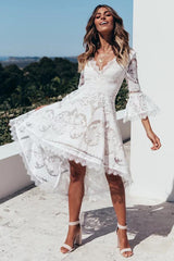 Dreams of Romance Lace High&Low Midi Dress