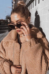 See Me Now Faux Fur Oversized Coat