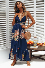 Always Stunning Floral Print Maxi Dress