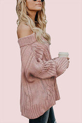 Carmichael Off the Shoulder Knit Sweater