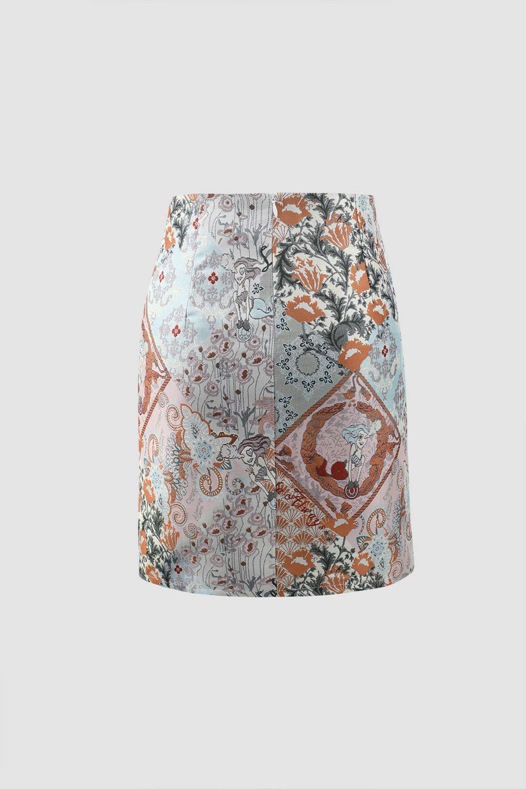 Floral A-line Mini Skirt