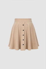 Corduroy A-line Mini Skirt