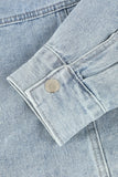 Frayed Hem Denim Jacket