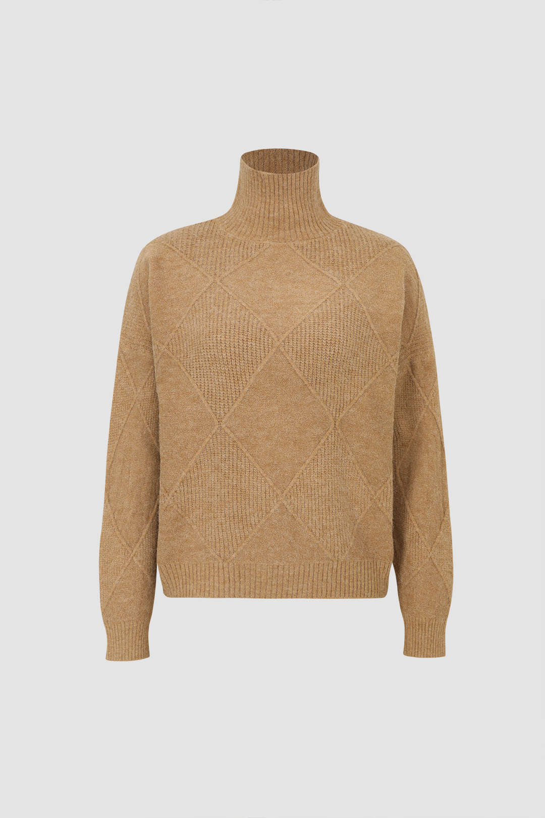 Diamond Turtleneck Sweater