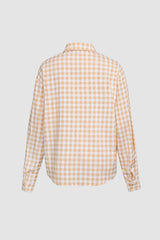 Checked Print Buttons Down Shirt