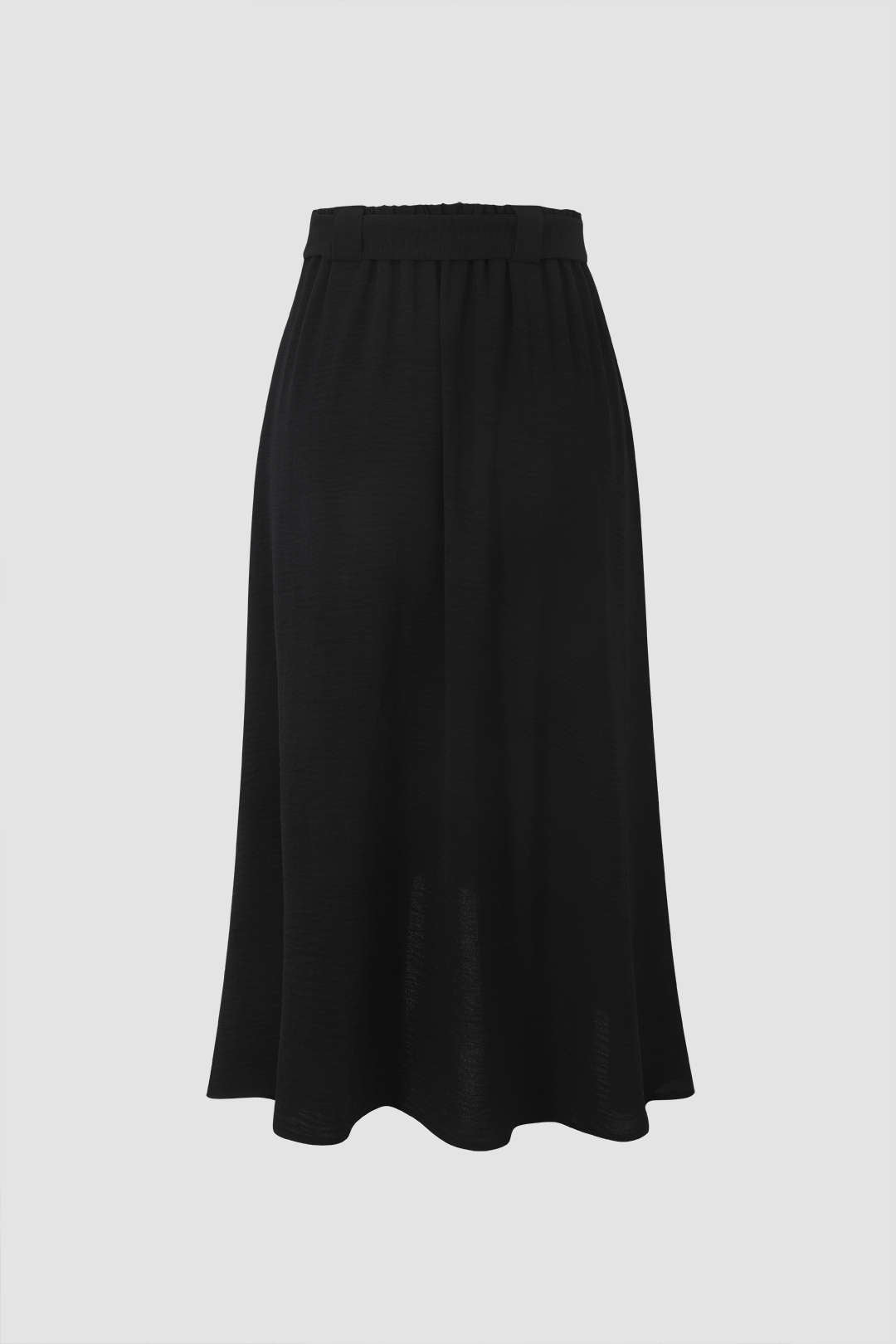 Asymmetrical Flowy Midi Skirt