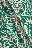 Floral Print Maxi Long Sleeve Shirt Dress