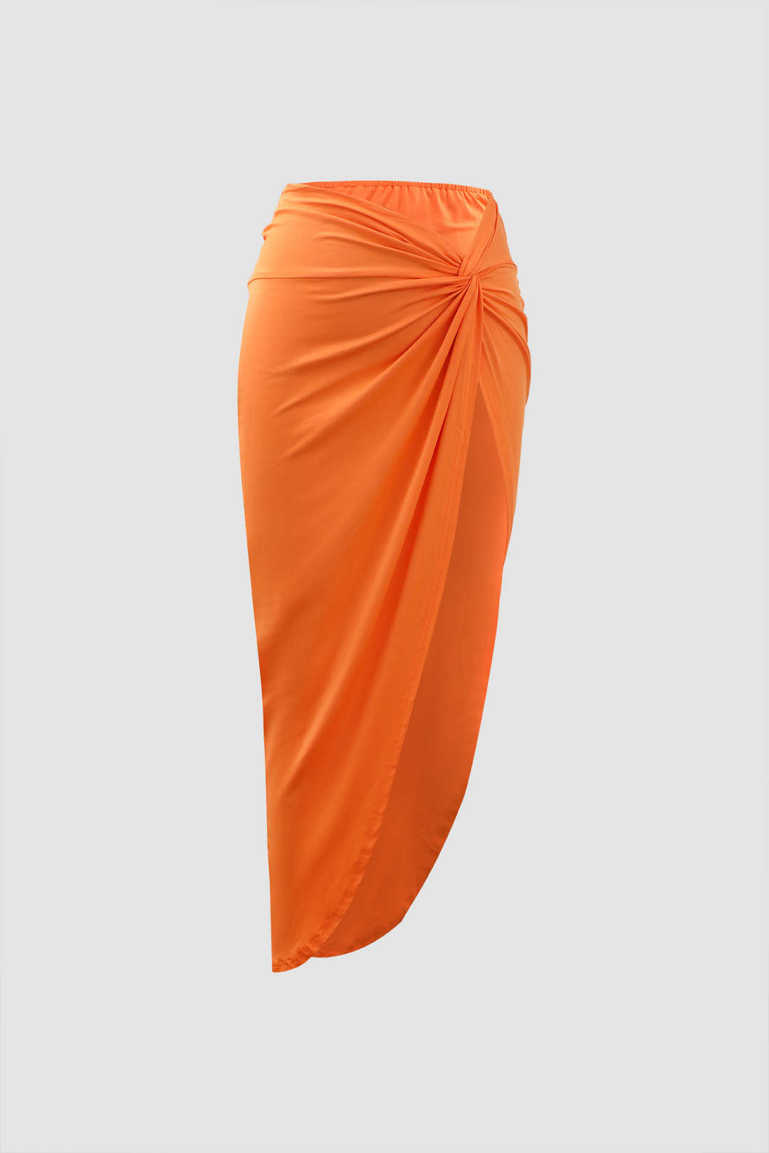 Halter Tie Cami And Asymmetric Twist Skirt Set