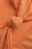 Knot Detail Cut Out Sleeveless Maxi Dress